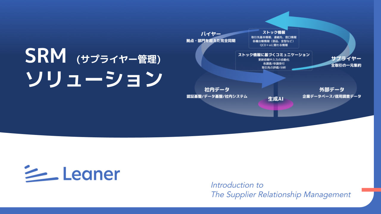 SRMソリューション SRMソリューション